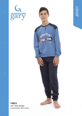 PIGIAMA RAGAZZO M/L P40014 Tellini S.r.l. Ingrosso Abbigliamento